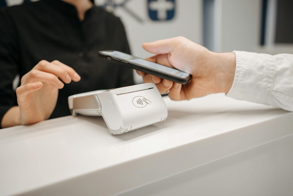 Point of sale, front end, cash