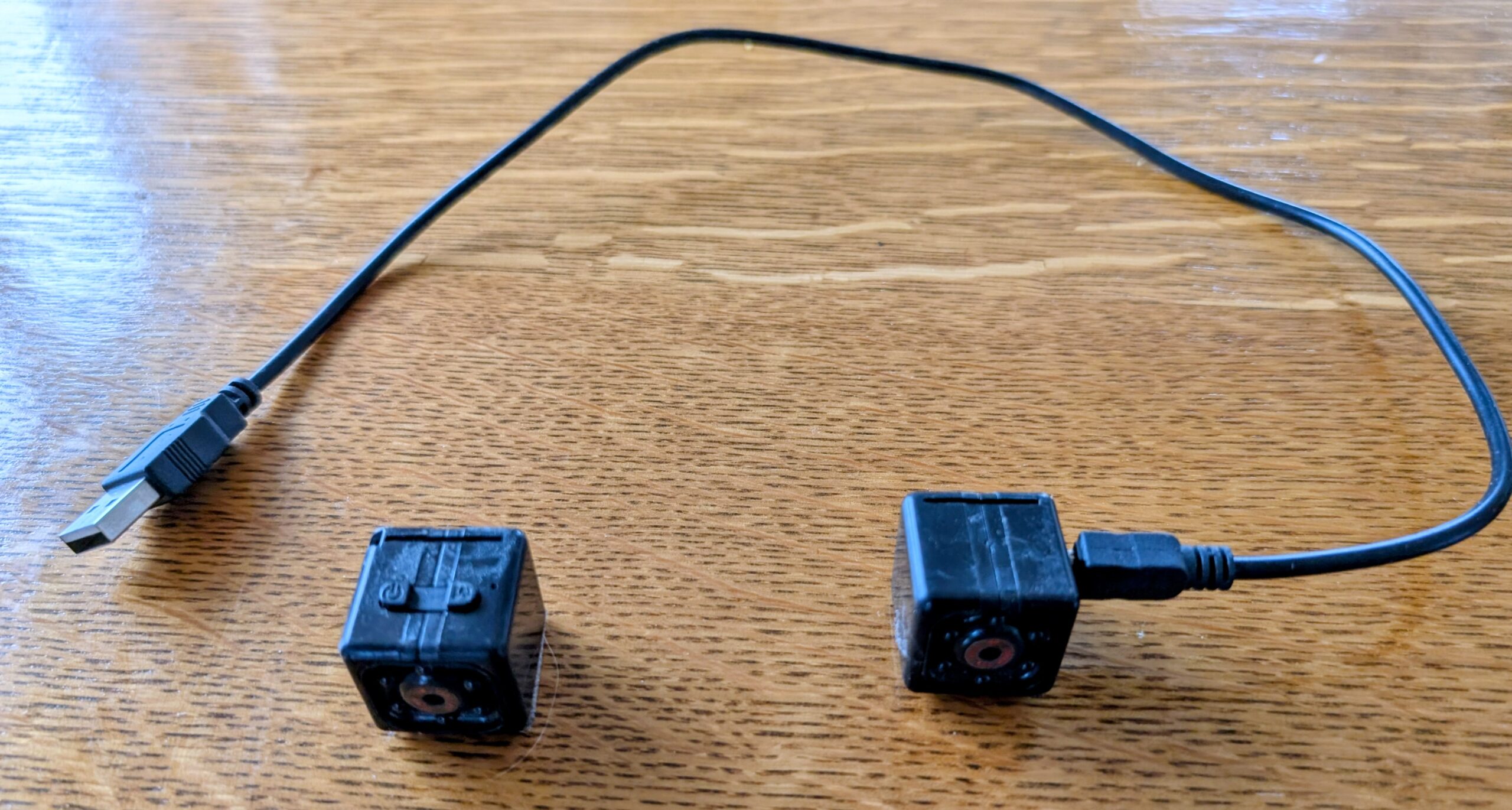 Cube cameras (no wifi) $18