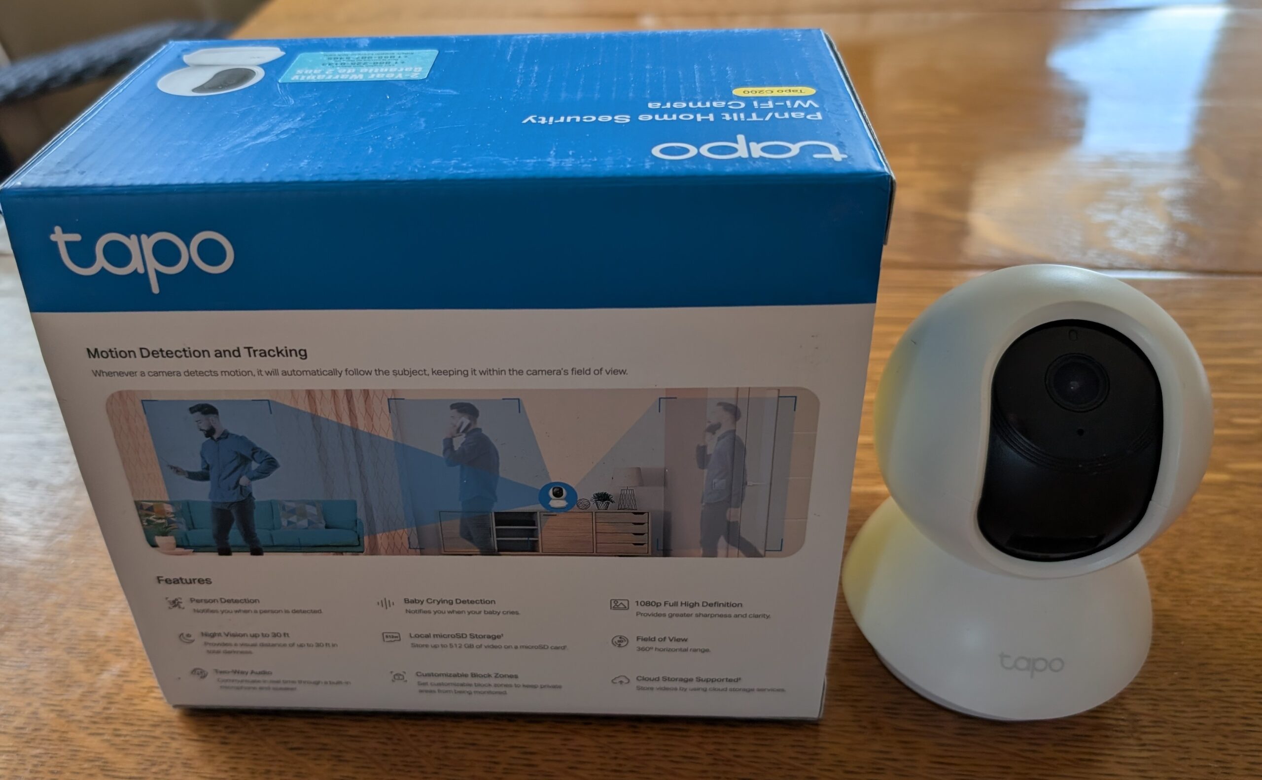 Pan/tilt/zoom wifi-enabled $79